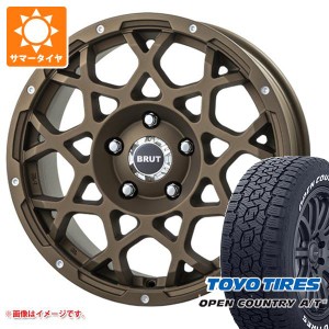 ジープ ラングラー JK/JL系用 サマータイヤ トーヨー オープンカントリー A/T3 265/65R18 114H ホワイトレター ブルート BR-55 タイヤホ