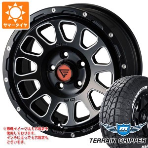 5本セット FJクルーザー 10系用 サマータイヤ モンスタ テレーングリッパー 265/70R17 115T ホワイトレター デルタフォース オーバル 8.0