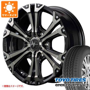 ハイエース 200系用 サマータイヤ トーヨー オープンカントリー U/T 215/70R16 100H ナイトロパワー ジャベリン 6.5-16 タイヤホイール4