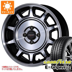 サマータイヤ 175/65R15 84H グッドイヤー エフィシエントグリップ RVF02 クリムソン ホクトレーシング 零式-S 6.0-15 タイヤホイール4本