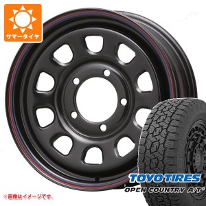 ジムニーシエラ JB74W用 サマータイヤ トーヨー オープンカントリー A/T3 215/70R16 100T MLJ デイトナ SS 6.0-16 タイヤホイール4本セッ