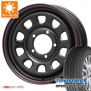 ジムニーシエラ JB74W用 サマータイヤ トーヨー オープンカントリー U/T 215/70R16 100H MLJ デイトナ SS 6.0-16 タイヤホイール4本セッ