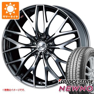 サマータイヤ 215/45R18 93W XL ブリヂストン ニューノ レオニス MX 7.0-18 タイヤホイール4本セット