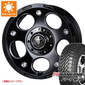 5本セット ジムニー用 サマータイヤ ナンカン FT-9 M/T 175/80R16 91S ホワイトレター クリムソン MG デーモン 5.5-16 タイヤホイール5本