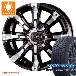 ランドクルーザー200用 サマータイヤ トーヨー オープンカントリー A/T3 285/60R18 120H XL ホワイトレター クリムソン MG ビースト 8.5-