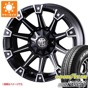 ハイエース 200系用 サマータイヤ グッドイヤー イーグル ＃1 ナスカー 215/60R17C 109/107R ホワイトレター クリムソン MG モンスター 7