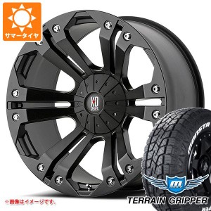 ランドクルーザー プラド 150系用 サマータイヤ モンスタ テレーングリッパー 265/60R18 114T XL ホワイトレター KMC XD778 モンスター 9