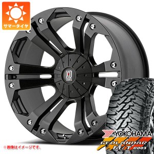 サマータイヤ 35x12.50R18 LT 123Q ヨコハマ ジオランダー M/T G003 KMC XD778 モンスター 9.0-18 タイヤホイール4本セット