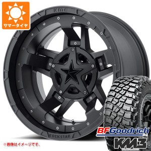 5本セット ジープ ラングラー JK/JL系用 サマータイヤ BFグッドリッチ マッドテレーン T/A KM3 35x12.50R18LT 123Q KMC XD827 ロックスタ