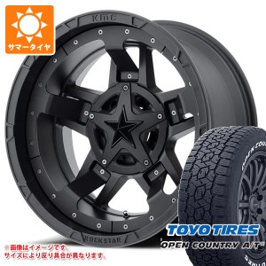 サマータイヤ 265/50R20 107H トーヨー オープンカントリー A/T3 ホワイトレター KMC XD827 ロックスター3 9.0-20 タイヤホイール4本セッ