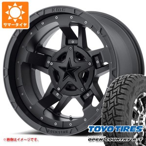 サマータイヤ 275/55R20 115/112Q トーヨー オープンカントリー R/T ホワイトレター KMC XD827 ロックスター3 9.0-20 タイヤホイール4本