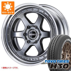 ハイエース 200系用 サマータイヤ トーヨー H30 225/50R18 C 107/105R ホワイトレター エセックス EL 2P 7.0-18 タイヤホイール4本セット