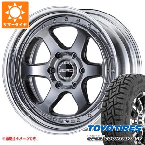 ハイエース 200系用 サマータイヤ トーヨー オープンカントリー R/T 215/70R16 100Q ブラックレター エセックス EL 2P 6.5-16 タイヤホイ