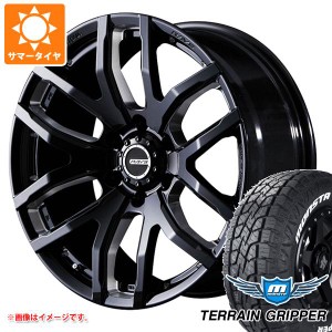 ランドクルーザー プラド 150系用 サマータイヤ モンスタ テレーングリッパー 265/60R18 114T XL ホワイトレター レイズ デイトナ FDX F6