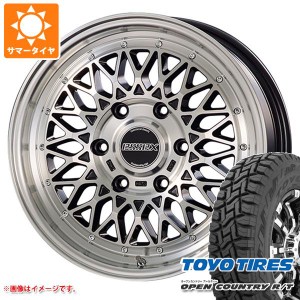 ハイエース 200系用 サマータイヤ トーヨー オープンカントリー R/T 215/70R16 100Q ブラックレター エセックス ENCM 6.5-16 タイヤホイ