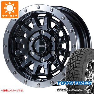 ハイエース 200系用 サマータイヤ トーヨー オープンカントリー R/T 215/70R16 100Q ブラックレター エセックス EX-16 6.5-16 タイヤホイ