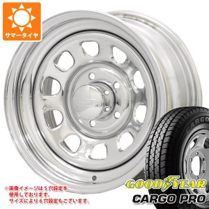 ハイエース 200系用 サマータイヤ グッドイヤー カーゴ プロ 195/80R15 107/105N デイトナズ 6.5-15 タイヤホイール4本セット