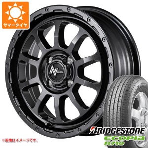 ハスラー用 サマータイヤ ブリヂストン エコピア R710 165/80R14 91/90N (165R14 6PR相当) ナイトロパワー M10 パーシング バレルブラッ