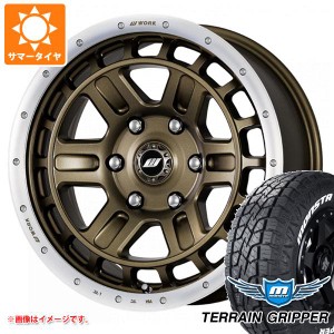 FJクルーザー 10系用 サマータイヤ モンスタ テレーングリッパー 265/70R17 115T ホワイトレター ワーク クラッグ T-グラビック 2 8.0-17