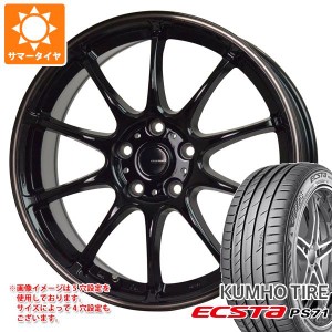 サマータイヤ 215/55R17 94W クムホ エクスタ PS71 ジースピード P-07 7.0-17 タイヤホイール4本セット