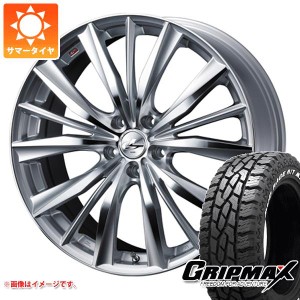 サマータイヤ 165/65R15 81Q グリップマックス マッドレイジ R/T MAX ブラックレター レオニス VX 4.5-15 タイヤホイール4本セット