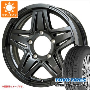 ジムニーシエラ JB74W用 サマータイヤ トーヨー オープンカントリー U/T 215/70R16 100H マッドクロス JB-01 6.0-16 タイヤホイール4本セ