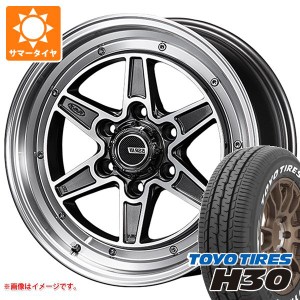 ハイエース 200系用 サマータイヤ トーヨー H30 225/50R18 C 107/105R ホワイトレター SSR ディバイド MK-6 8.0-18 タイヤホイール4本セ