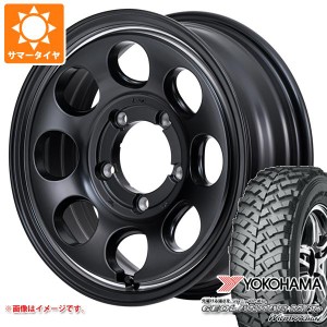 5本セット ジムニー用 サマータイヤ ヨコハマ ジオランダー M/T+ G001J 195R16C 104/102Q ガルシア パーム8 5.5-16 タイヤホイール5本セ