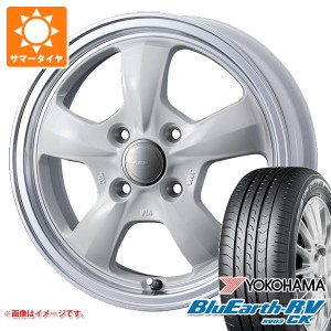 ハスラー用 2024年製 サマータイヤ ヨコハマ ブルーアースRV RV03CK 165/65R14 79S グラフト 5S 4.5-14 タイヤホイール4本セット