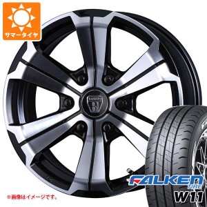 ハイエース 200系用 2024年製 サマータイヤ ファルケン W11 215/60R17C 109/107N ホワイトレター クリムソン バルベロ アーバングランデ 