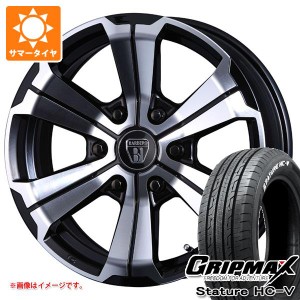 ハイエース 200系用 サマータイヤ グリップマックス スタチャー HC-V 215/60R17C 109/107S ホワイトレター クリムソン バルベロ アーバン