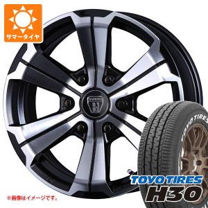 ハイエース 200系用 サマータイヤ トーヨー H30 215/60R17 C 109/107R ホワイトレター クリムソン バルベロ アーバングランデ 6.5-17 タ