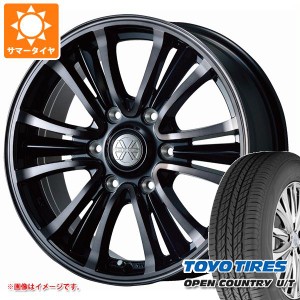 ハイエース 200系用 サマータイヤ トーヨー オープンカントリー U/T 215/70R16 100H バザルト エックスタイプ2 6.5-16 タイヤホイール4本