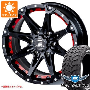 FJクルーザー 10系用 サマータイヤ モンスタ マッドウォーリアー LT265/70R17 121/118Q ホワイトレター フォース デナリ 8.0-17 タイヤホ