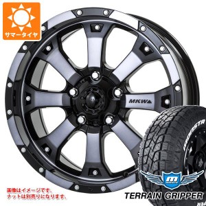 5本セット ジープ ラングラー JK/JL系用 サマータイヤ モンスタ テレーングリッパー 265/70R17 115T ホワイトレター MKW MK-46 タイヤホ