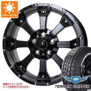 ジープ ラングラー JK/JL系用 サマータイヤ モンスタ テレーングリッパー LT285/70R17 121/118R ホワイトレター MKW MK-46 タイヤホイー