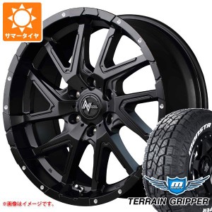 サマータイヤ 265/70R17 115T モンスタ テレーングリッパー ホワイトレター ナイトロパワー デリンジャー 8.0-17 タイヤホイール4本セッ