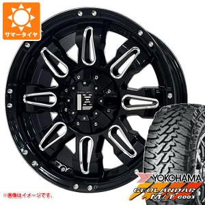 5本セット ジープ ラングラー JK/JL系用 サマータイヤ ヨコハマ ジオランダー M/T G003 35x12.50R17 LT 121Q オフビート レクセル バレー