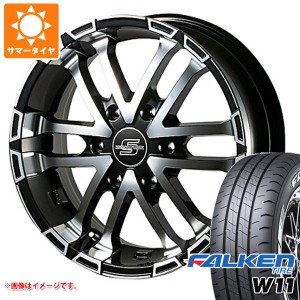 ハイエース 200系用 2024年製 サマータイヤ ファルケン W11 215/65R16C 109/107N ホワイトレター ゼロブレイクS 6.5-16 タイヤホイール4