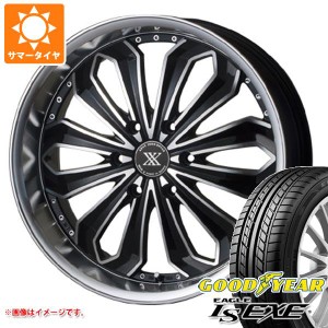 ハイエース 200系用 サマータイヤ グッドイヤー イーグル LSエグゼ 225/35R20 90W XL ゼロブレイクX 8.0-20 タイヤホイール4本セット