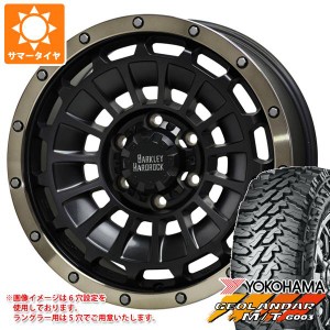 5本セット ジープ ラングラー JK/JL系用 サマータイヤ ヨコハマ ジオランダー M/T G003 35x12.50R17 LT 121Q バークレイハードロック ロ