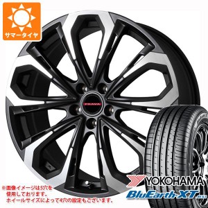 ボルボ XC90 LB/LD系用 サマータイヤ ヨコハマ ブルーアースXT AE61 235/55R19 105V XL レイシーン プラバ 5X タイヤホイール4本セット