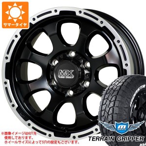 FJクルーザー 10系用 サマータイヤ モンスタ テレーングリッパー 265/70R17 115T ホワイトレター マッドクロスグレイス 8.0-17 タイヤホ