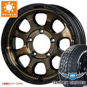 ジムニー用 サマータイヤ モンスタ テレーングリッパー 175/80R16 91S ホワイトレター マッドクロスグレイス 5.5-16 タイヤホイール4本セ