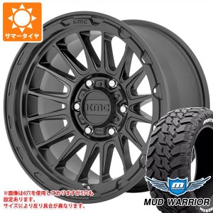 RAV4 50系用 サマータイヤ モンスタ マッドウォーリアー LT265/65R17 120/117Q ホワイトレター KMC KM542 インパクト 8.0-17 タイヤホイ