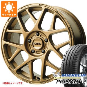 デリカD:5用 サマータイヤ ミシュラン プライマシー4 225/65R17 102H KMC KM708 バリー 8.0-17 タイヤホイール4本セット