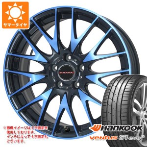 サマータイヤ 225/45R18 (95Y) XL ハンコック ベンタス S1 エボ3 K127 レイシーン プラバ 9M 7.5-18 タイヤホイール4本セット