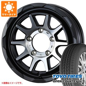 ジムニーシエラ JB74W用 サマータイヤ トーヨー オープンカントリー U/T 215/70R16 100H マッドヴァンス06 6.0-16 タイヤホイール4本セッ