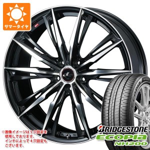 サマータイヤ 215/60R16 95H ブリヂストン エコピア NH200 レオニス GX 6.5-16 タイヤホイール4本セット