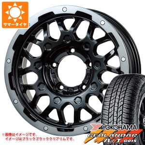 ジムニーシエラ JB74W用 サマータイヤ ヨコハマ ジオランダー A/T G015 225/70R16 103H ブラックレター LMG MS-9W 5.5-16 タイヤホイール